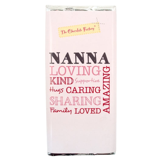 Nanna Script Chocolate Bar 75g
