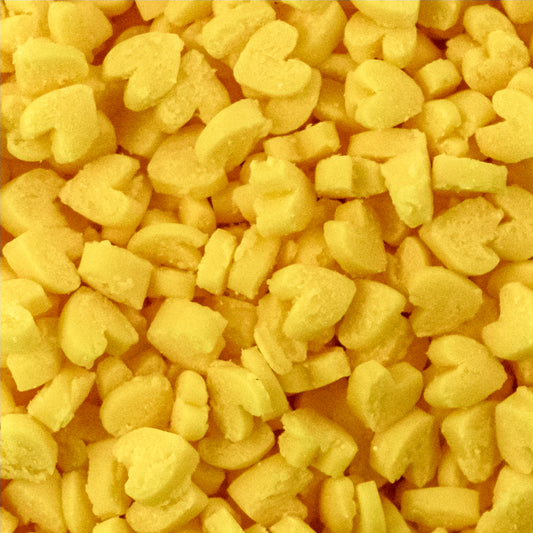 Yellow Mini Heart Sprinkles