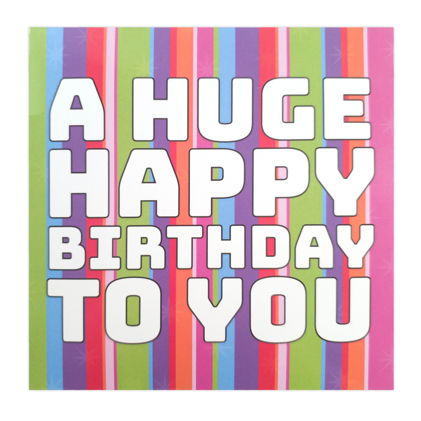 A huge happy birthday - birthday card - Michton UK
