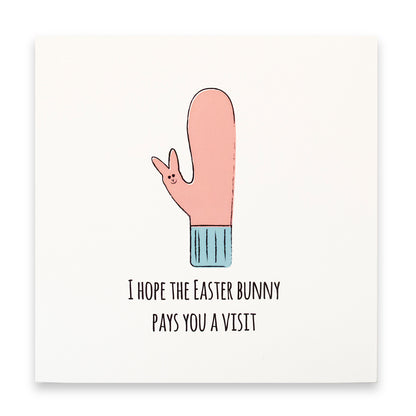 Easter Bunny Pays a Visit Card