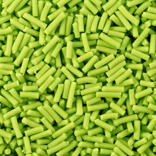 Spring Green Vermicelli Sprinkles edible cake decorations