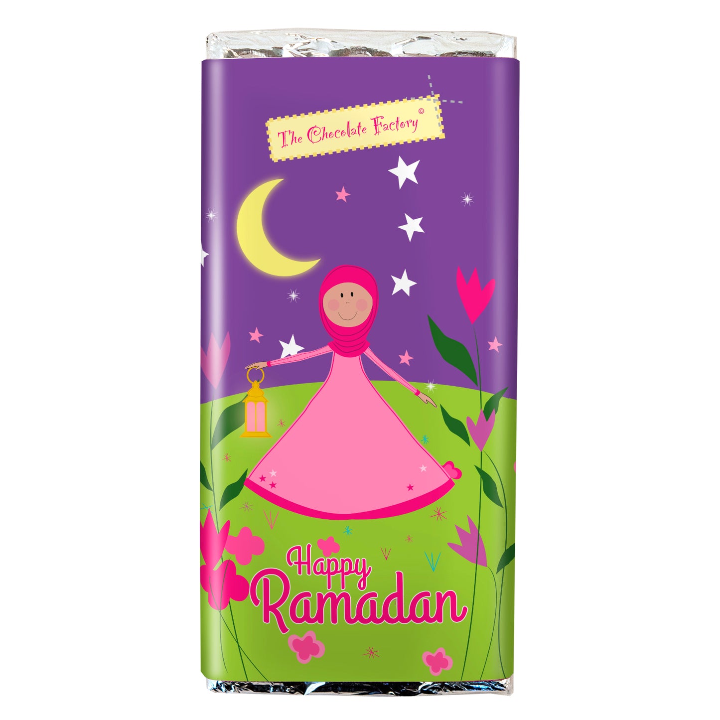 Princess Ramadan Solid Milk Chocolate 75g Bar