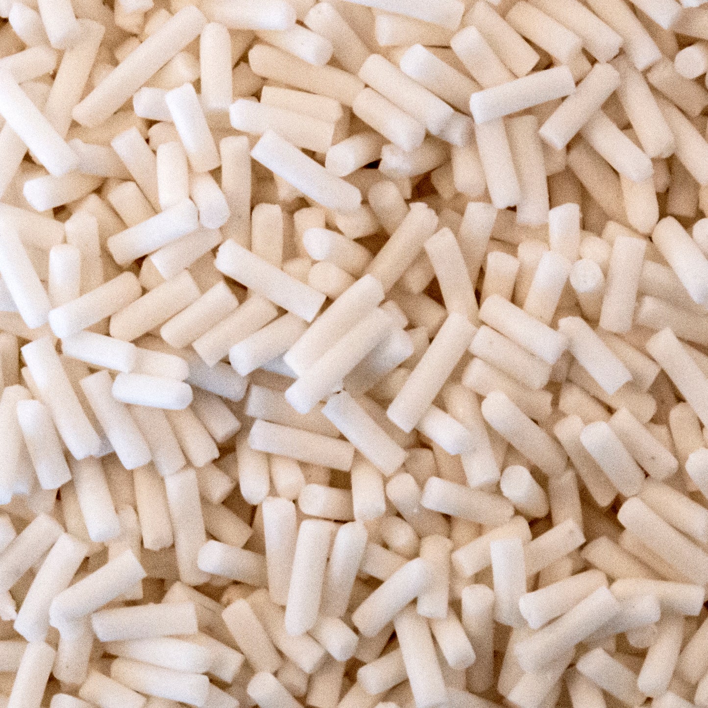 White Vermicelli sugar strands cake decorations