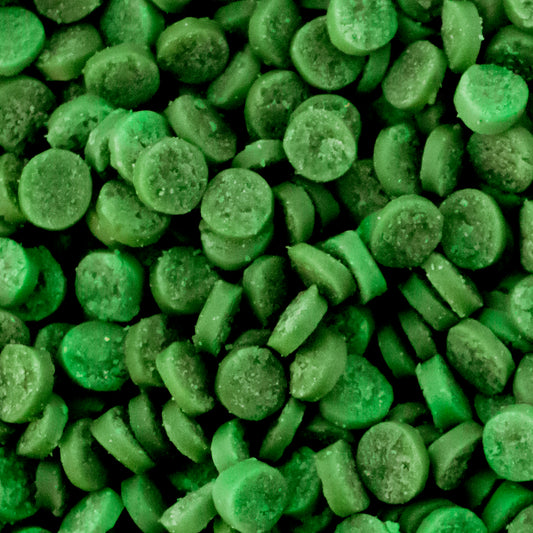 Green confetti Sprinkles - Edible cake decorations