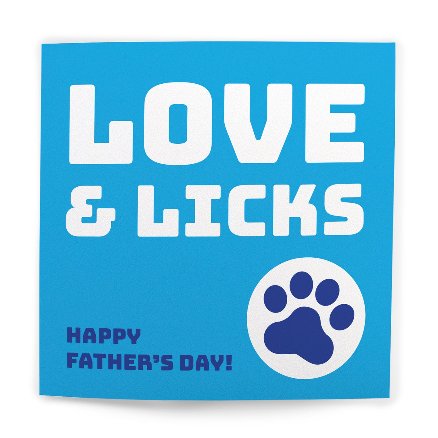 fathers day card -from cat - from dog - from pet - Michton Uk
