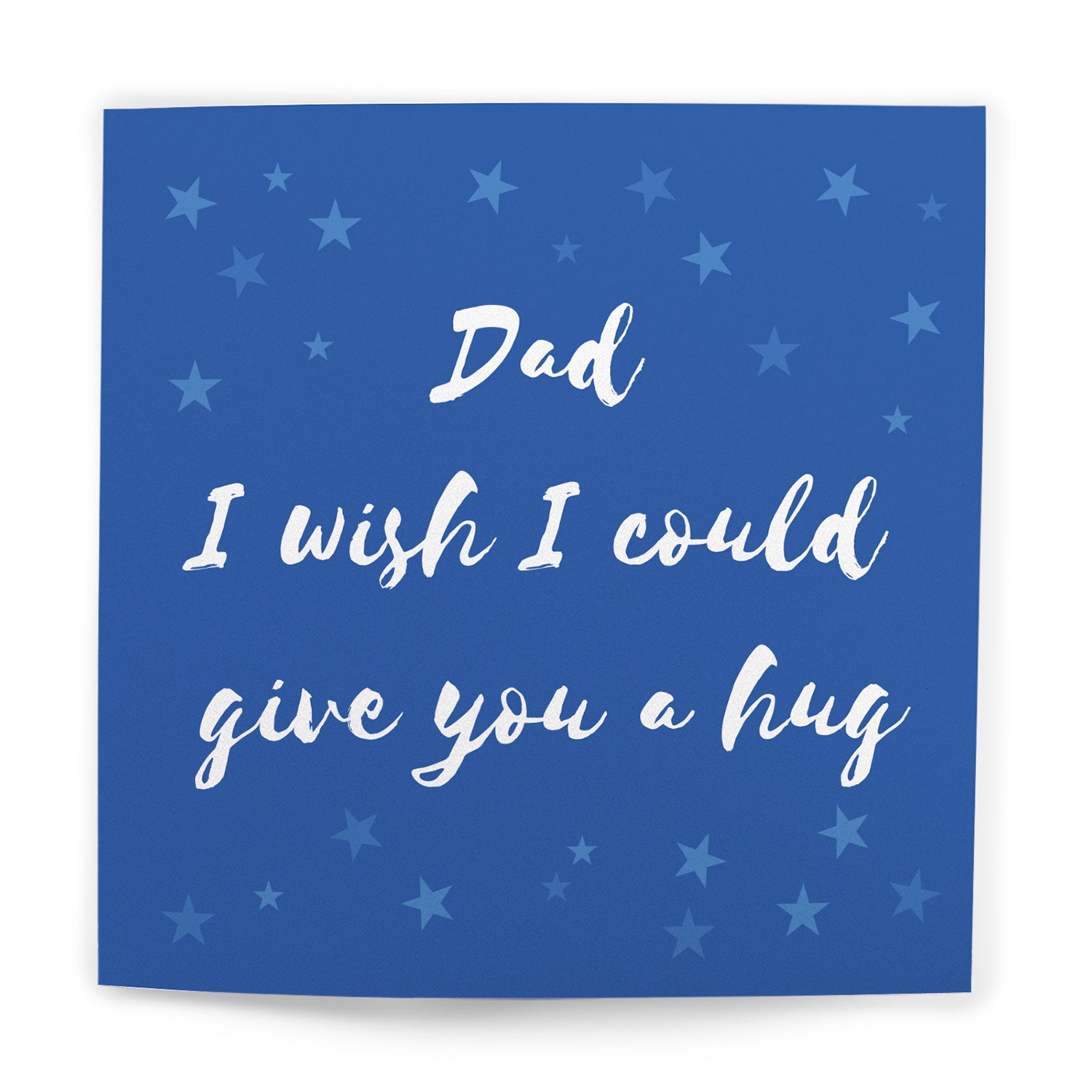 fathers day card - dad Iwish i could give you a hug - Michton Uk