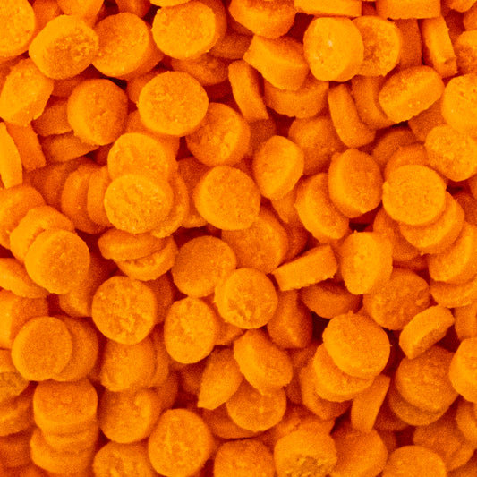 Orange confetti Sprinkles Edible cake decorations 