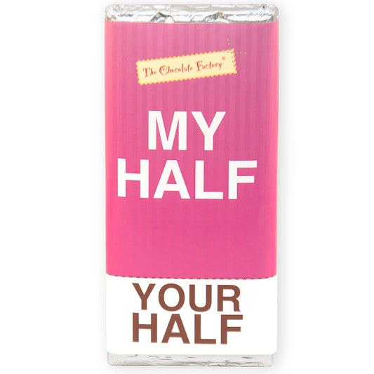 My Half Your Half Chocolate Bar