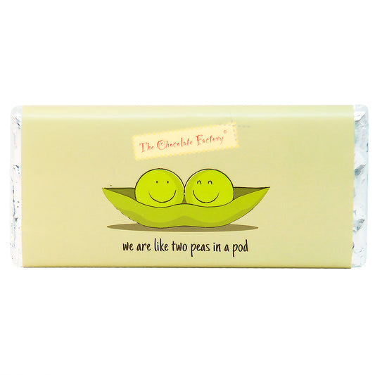 Two Peas in a Pod Chocolate Bar
