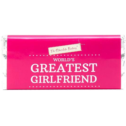 World's Greatest Girlfriend Chocolate Bar