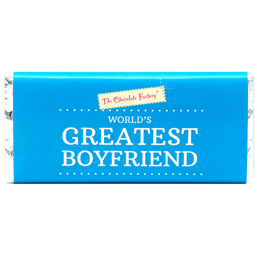 World's Greatest Boyfriend Chocolate Bar