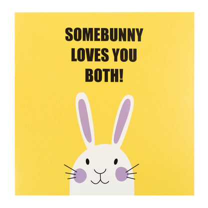 Somebunny Loves You Both Card