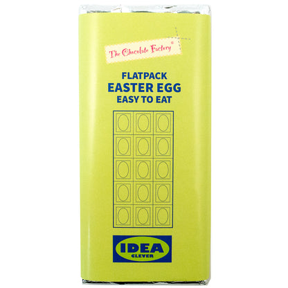 Clever Idea Flatpack Egg Solid Milk Chocolate 75g Bar