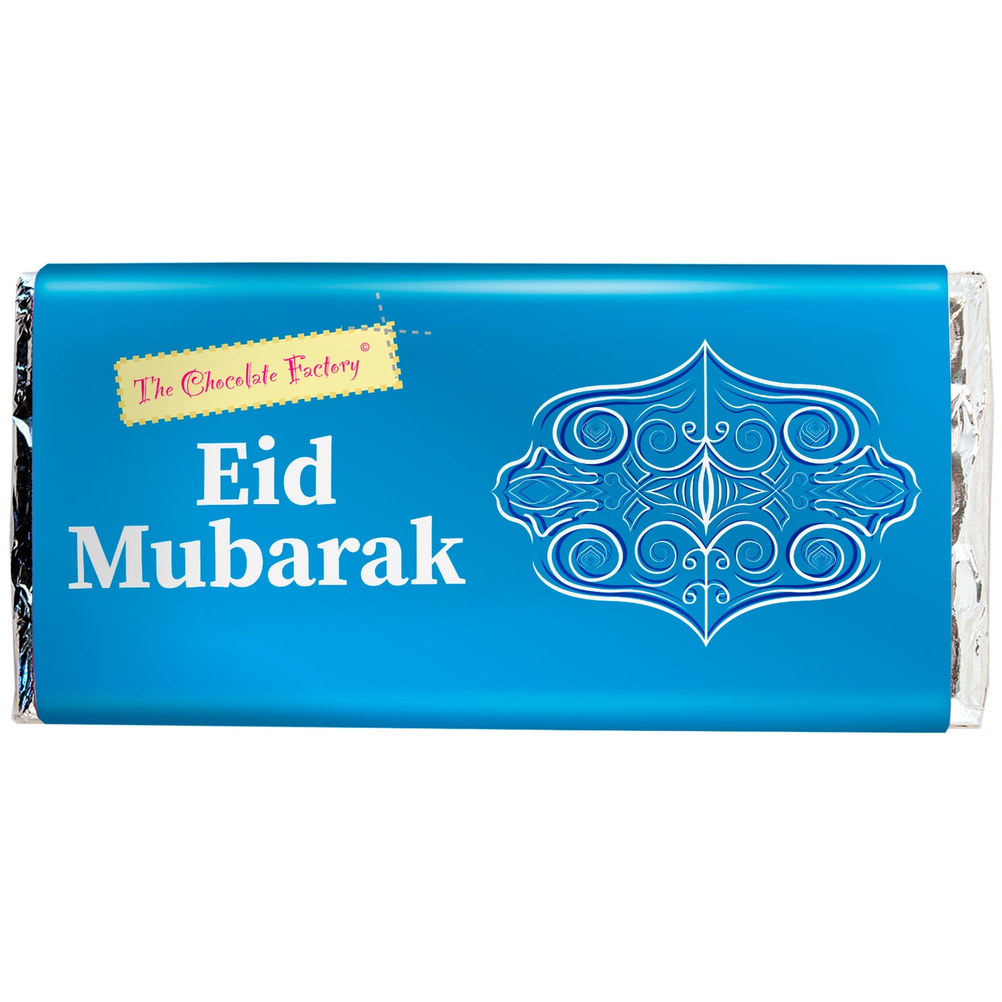 Calligraphy Eid Solid Milk Chocolate 75g Bar