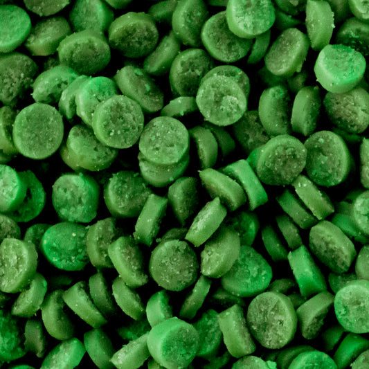 Green confetti Sprinkles - Edible cake decorations 