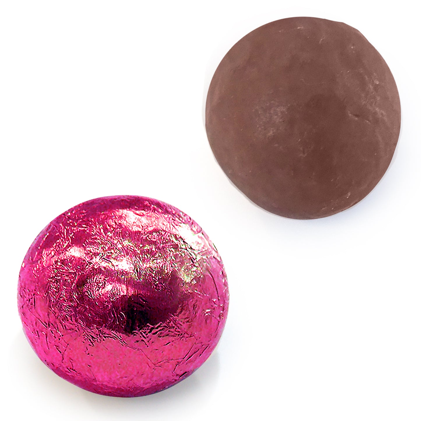 Cerise Foiled Milk Chocolate Balls - 500g