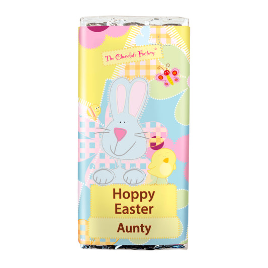 Hoppy Easter Aunty Chocolate Bar