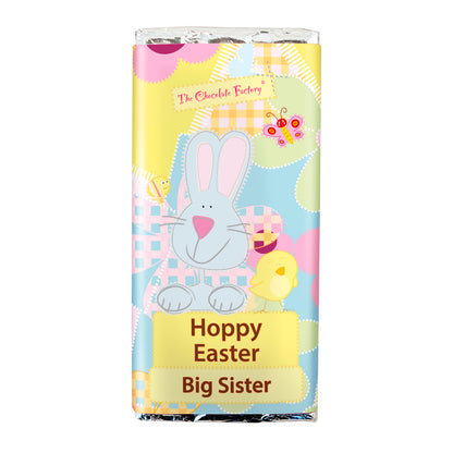 Hoppy Easter Big Sister Chocolate Bar