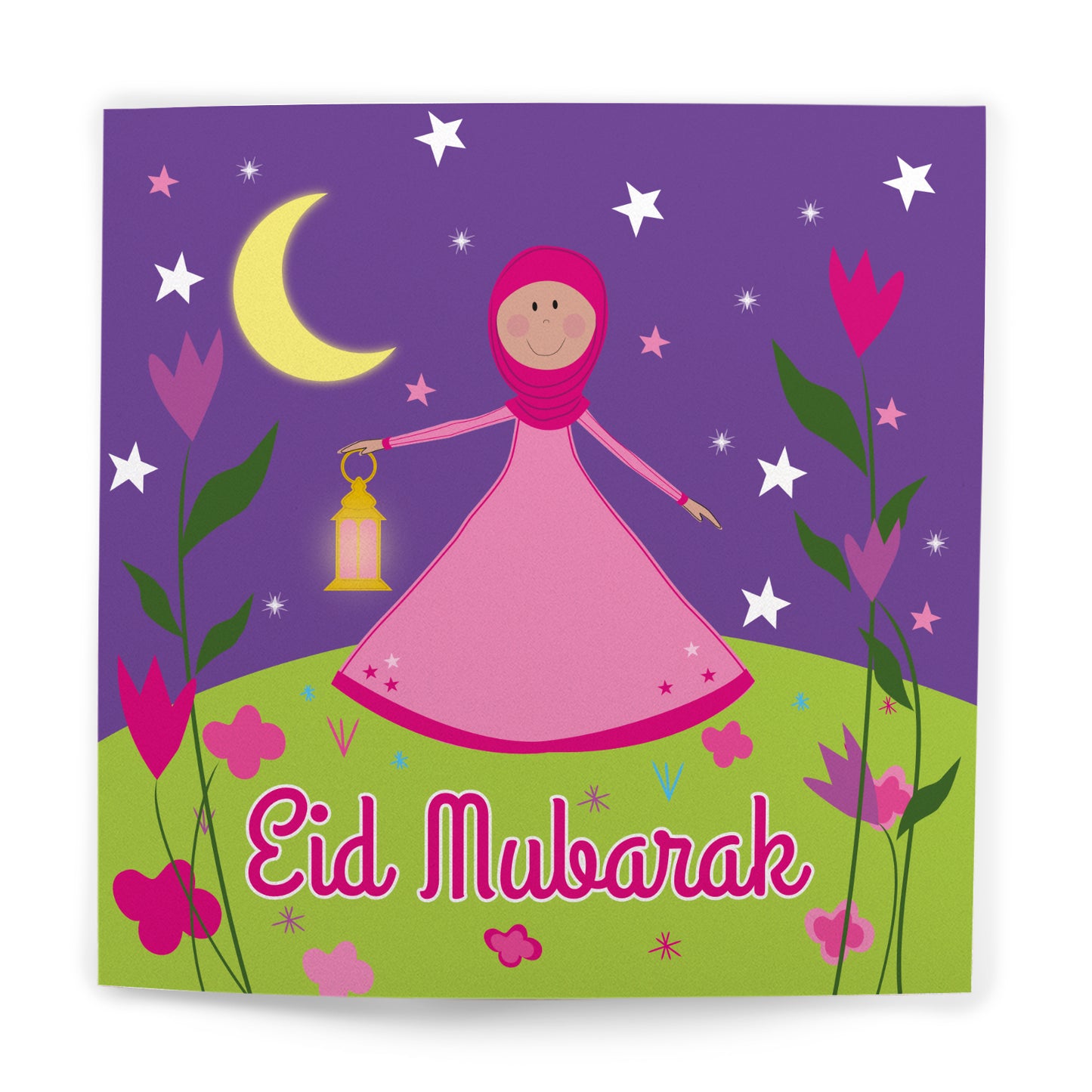 Princess Eid Mubarak Card