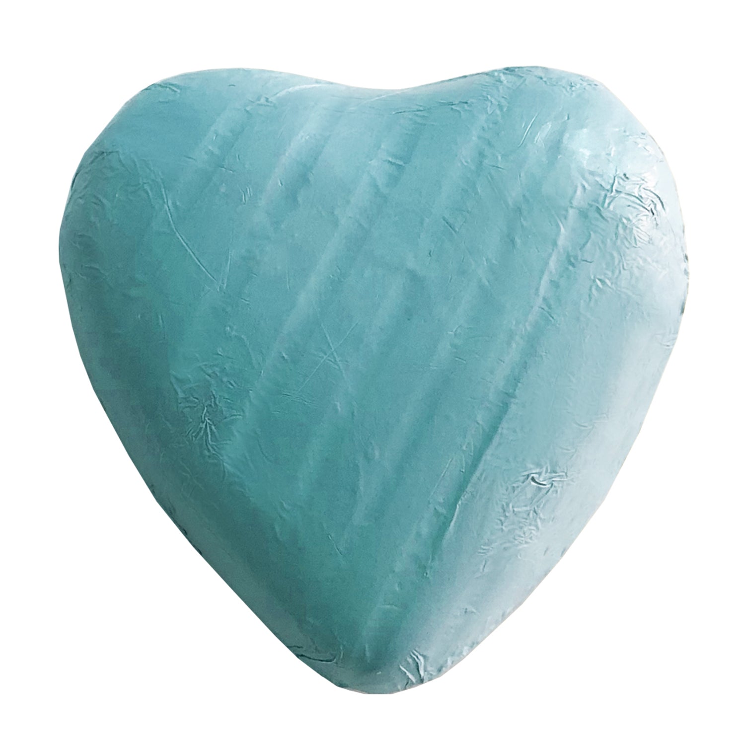 Powder Blue Foiled Chocolate Hearts Wedding Favours Wrapped