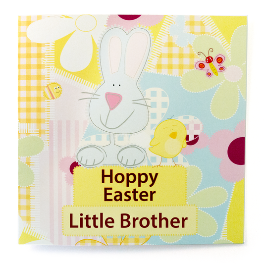 Hoppy Easter Little Brother Card